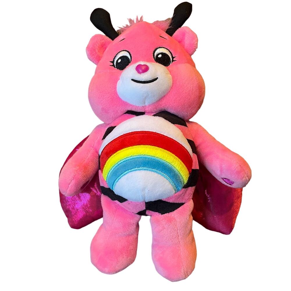 Care Bear 2021 Cheer Bear Lady Bug 9.5” plush